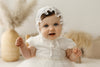 IVORY Short Sleeve Christening Occasion Dress (DIAMOND) - CottonKids.ie - Dress - 0-1 month - 1-2 month - 12 month