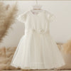 IVORY TULLE CHRISTENING DRESS (ORLA) - CottonKids.ie - Dress - 1-2 month - 12 month - 18 month