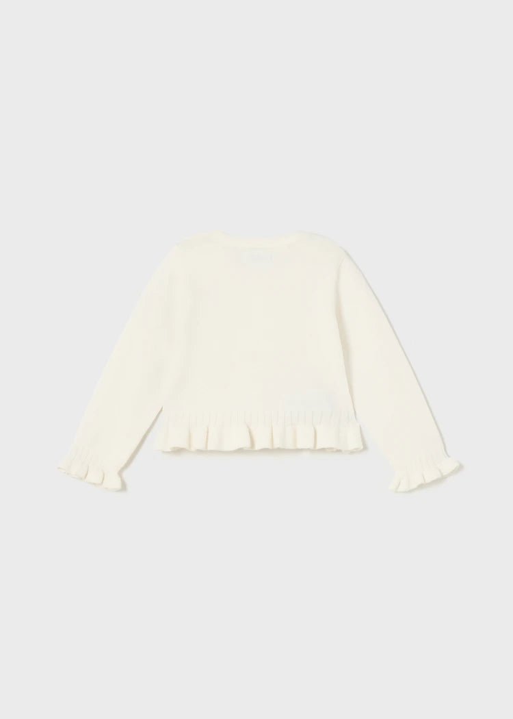 Ivory/Off White Baby Girl Christening Bolero Cardigan (mayoral) - CottonKids.ie - 12 month - 18 month - 2 year