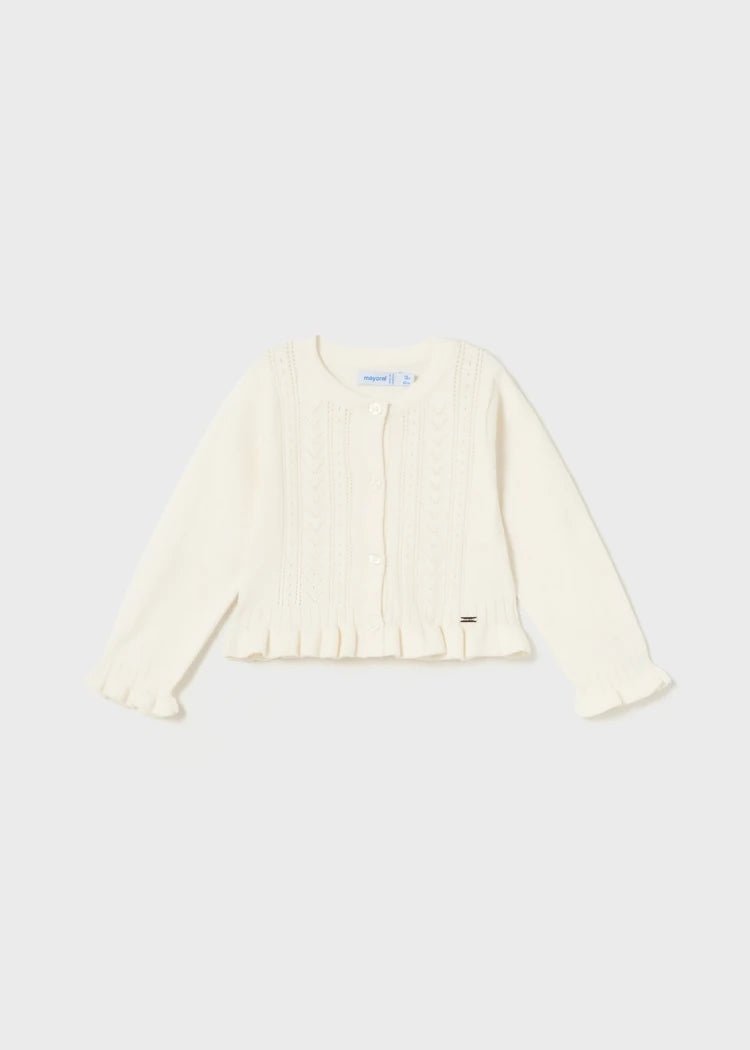 IVORY Baby Girl Christening Bolero Cardigan CottonKids.ie