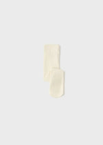 Ivory/Off white Baby Girls Light Tights (mayoral) (S/S) - CottonKids.ie - Underwear & Socks - 0-1 month - 1-2 month - 12 month