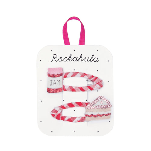 Jam and Cake Gingham Clips (Rockahula) - CottonKids.ie - Girl - Hair Accessories - Rockahula