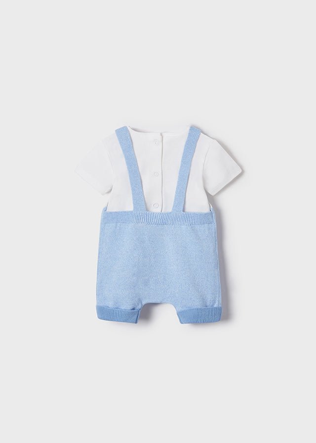 Knit Dungaree Set Newborn Boy (mayoral) - CottonKids.ie - Baby & Toddler Clothing - 1-2 month - 12 month - 18 month