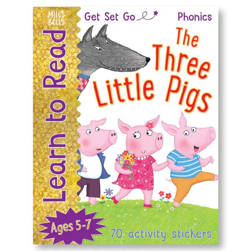 Learn to Read: The Three Little Pigs - CottonKids.ie - Activity Books & Games - Numbers & Letters - Story Books