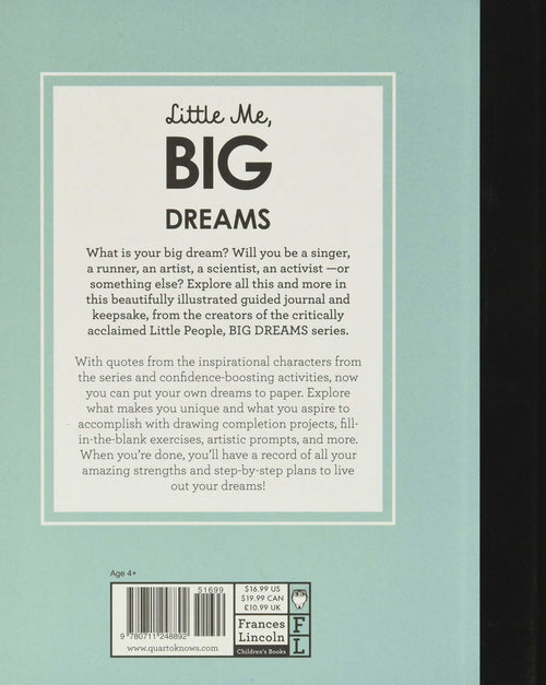 Little Me, Big Dreams Journal Draw, Write and Colour This Journal - Little People, BIG DREAMS 96 pages Hardback book - CottonKids.ie - Book - Little People Big Dreams - -