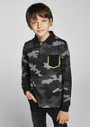 Long sleeve camo polo for teen boy (mayoral) - CottonKids.ie - Top - 11-12 year - 13-14 year - 7-8 year