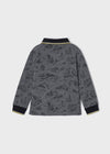 Long Sleeve Patterned Polo Shirt Boy (mayoral) - CottonKids.ie - Top - 2 year - 3 year - 4 year