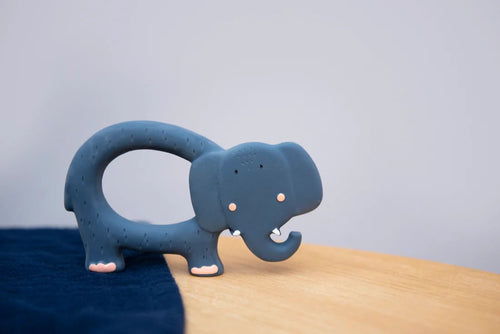 Natural Rubber Grasping Toy - Mrs. Elephant (trixie) - CottonKids.ie - - -