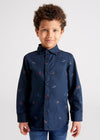 Navy Blue Cotton Space Shirt (mayoral) - CottonKids.ie - Top - 2 year - 3 year - 4 year