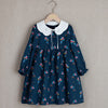 Navy Blue Dress With Removable Collar - CottonKids.ie - Dresses - 12 month - 18 month - 2 year