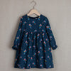 Navy Blue Dress With Removable Collar - CottonKids.ie - Dresses - 12 month - 18 month - 2 year