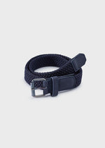 Navy Blue Elasticated Woven Belt (mayoral) - CottonKids.ie - 2 year - 3 year - 4 year