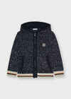 NAVY BLUE ZIP-UP KNIT HOODIE (mayoral) - CottonKids.ie - Top - 2 year - 3 year - Boy