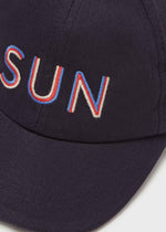 Navy Sun Cap (mayoral) - CottonKids.ie - Hat - 12 month - 18 month - 2 year