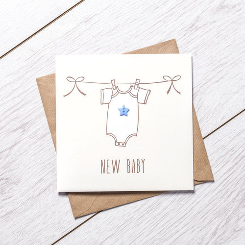 New Baby Boy Card - CottonKids.ie - Card - Boy - -