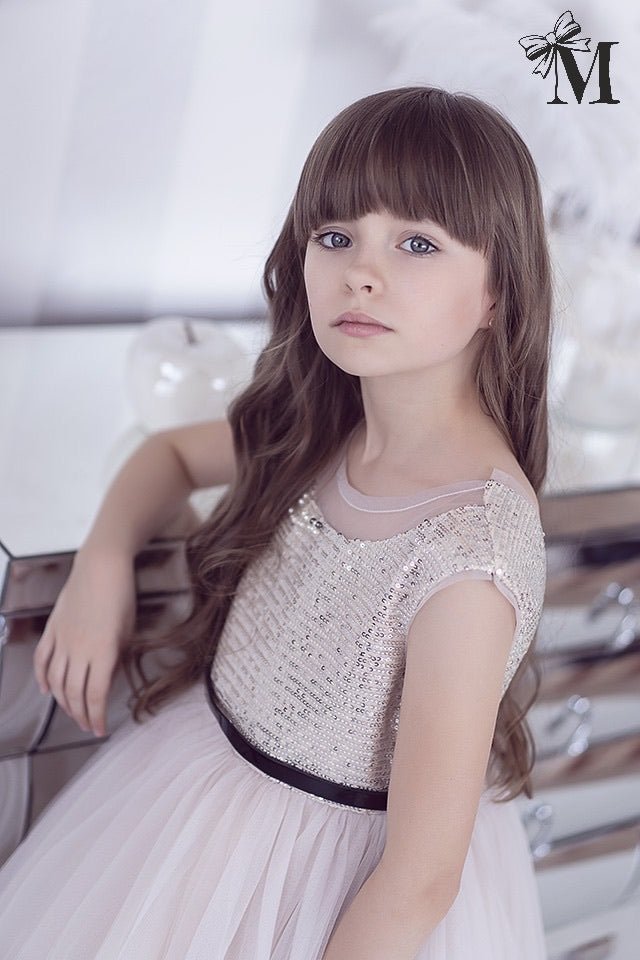 Occasion wear Dress, Wedding, Flower Girl, Tulle and Sequins - CottonKids.ie - Dress - 11-12 year - 3 year - 4 year