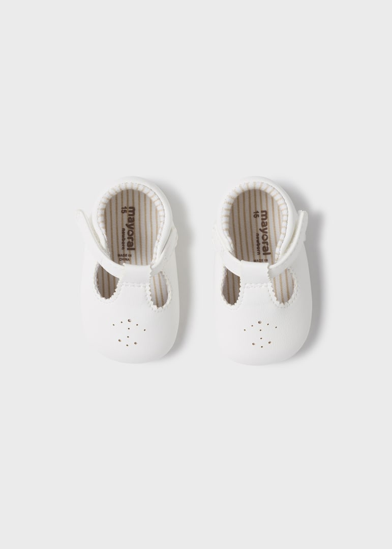 Off White Baby Boys Christening Pre-Walker Shoes IRELAND