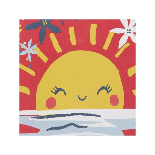 ORANGE SUN JERSEY T-SHIRT FOR GIRLS ENJOY THE SUN (tuc tuc) - CottonKids.ie - Top - 18 month - 4 year - Girl