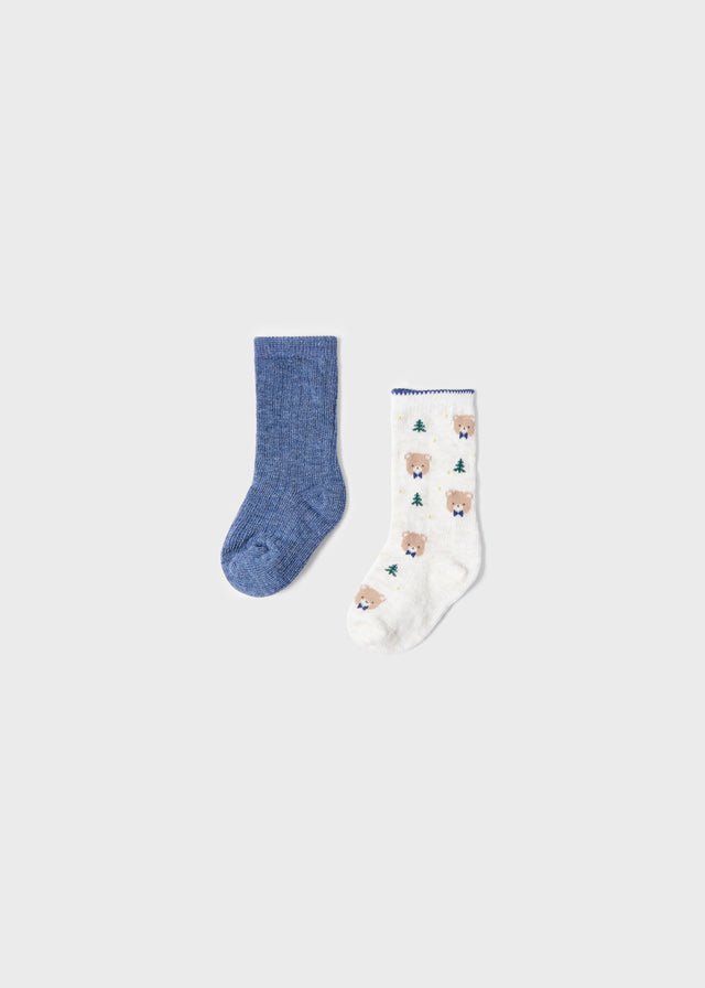 Pack Of 2 Socks Baby Boy (mayoral) - CottonKids.ie - 0-1 month - 1-2 month - 12 month