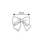 PALE PINK Hair Clip With Large Grossgrain Bow (14cm) (Condor) - CottonKids.ie - Condor - Girl - Hair Accessories