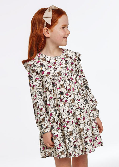 Patterned Dress Girl (mayoral) - CottonKids.ie - Dresses - 2 year - 3 year - 5 year