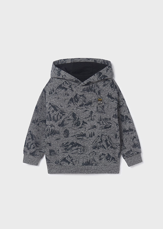 Patterned Hoodie Jumper Boy (mayoral) - CottonKids.ie - Jumper - 2 year - 3 year - 4 year