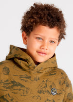 Patterned Hoodie Jumper Boy (mayoral) - CottonKids.ie - Jumper - 2 year - 3 year - 4 year