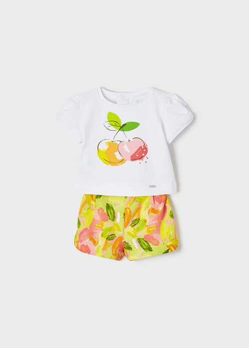 Patterned Short Set Baby Girl (mayoral) - CottonKids.ie - set - 12 month - 18 month - 2 year
