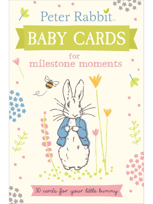 Peter Rabbit Baby Cards for Milestone Moments: 30 Cards - CottonKids.ie - Activity Books & Games - Bags & Nursery Accessories -