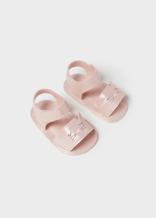 Pink Cat Pre-Walker Sandals (mayoral) - CottonKids.ie - Booties - Baby (12-18 mth) - Baby (3-6 mth) - Baby (6-12 mth)