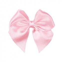 Pink Hair Clip With Small Satin Bow (5.5cm) (Condor) - CottonKids.ie - Condor - Girl - Hair Accessories