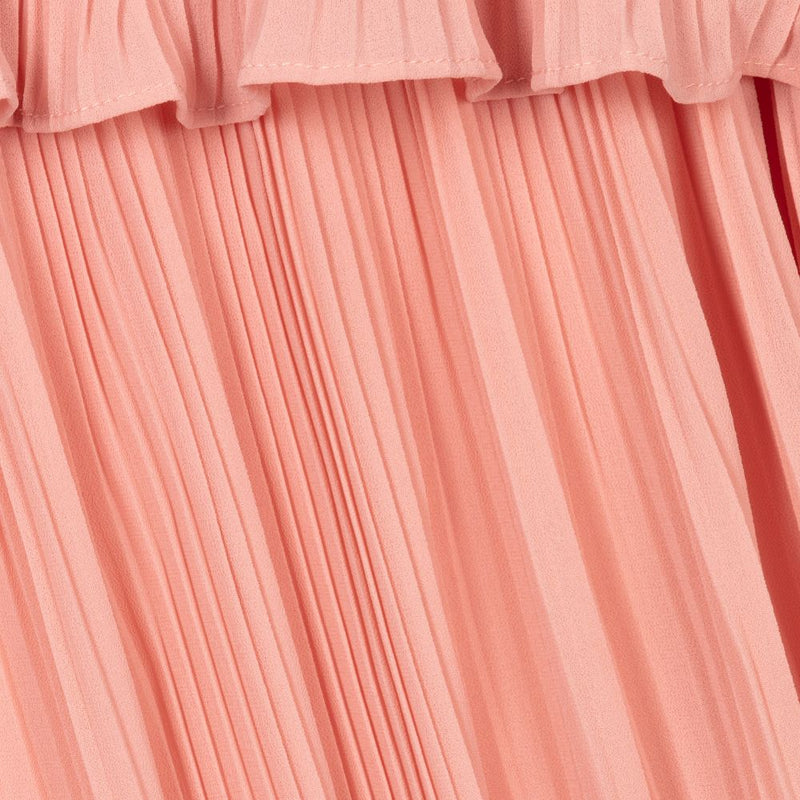 Pink Pleated Crêpe Dress (mayoral) - CottonKids.ie - Dresses - 11-12 year - 13-14 year - 7-8 year