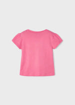 Pink Sustainable Cotton T-shirt Girl (mayoral) - CottonKids.ie - 2 year - 3 year - 4 year