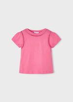 Pink Sustainable Cotton T-shirt Girl (mayoral) - CottonKids.ie - 2 year - 3 year - 4 year