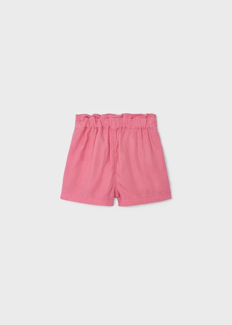 Pink TENCEL™ Lyocel Shorts With Bow Girl (mayoral) - CottonKids.ie - 2 year - 3 year - 4 year