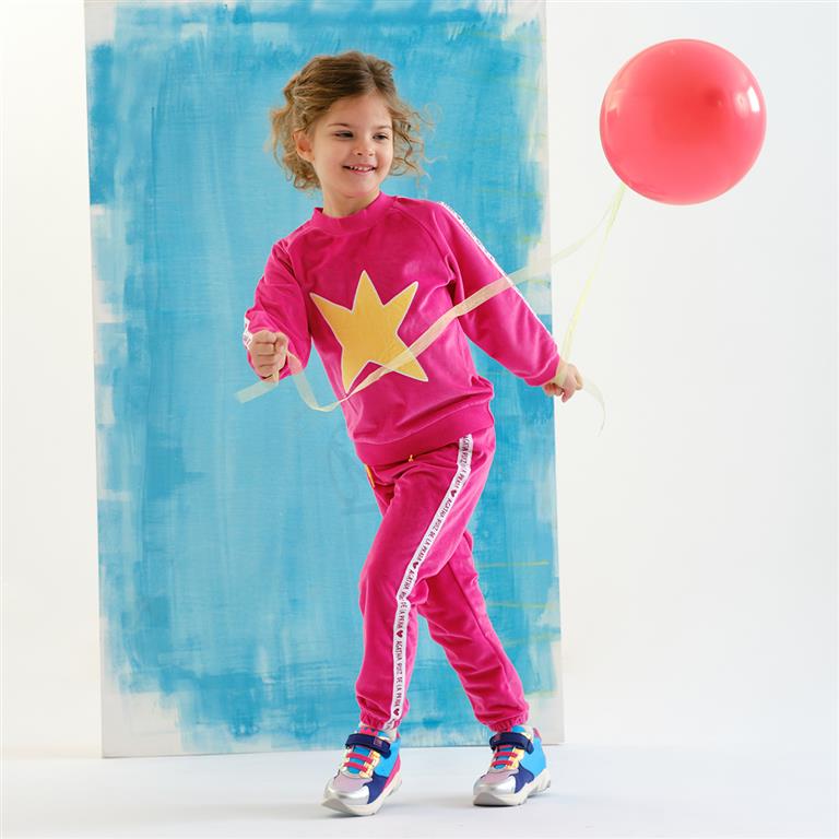 Pink Velour Tracksuit (AGATHA RUIZ DE LA PRADA) - CottonKids.ie - Set - 12 month - 2 year - 3 month