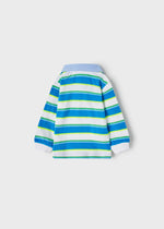 Polo stripes long sleeve baby boy (mayoral) - CottonKids.ie - Top - 12 month - 2 year - 6 month