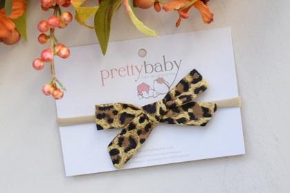 Pretty Baby Hair Accessories Leopard Print Bow Headband - CottonKids.ie - Hairband - Girl - Hair Accessories -
