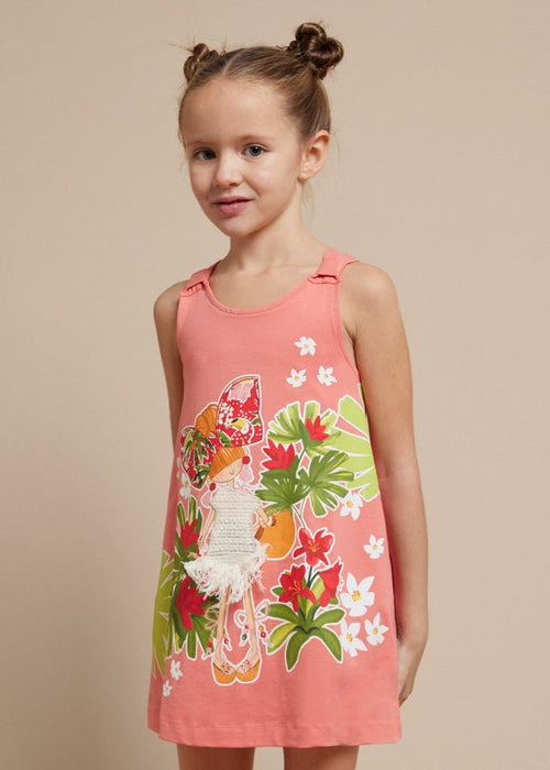 Printed Summer Dress Girl (mayoral) - CottonKids.ie - 2 year - 3 year - 4 year