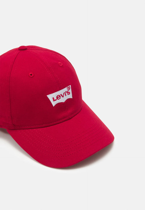 Red Batwing Curve Brim Unisex Cap (LEVIS) - CottonKids.ie - 11-12 year - 13-14 year - 15-16 year