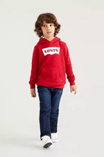 RED KID BATWING HOODIE JUMPER (LEVIS) - CottonKids.ie - Jumper - 13-14 year - 4 year - 5 year