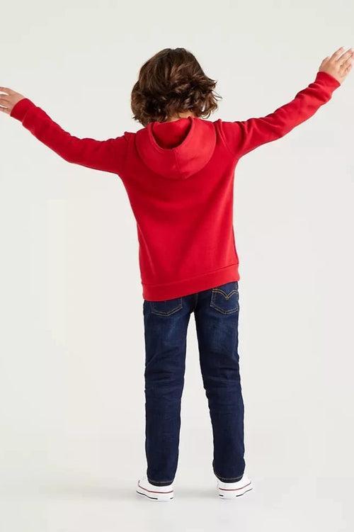 RED KID BATWING HOODIE JUMPER (LEVIS) - CottonKids.ie - Jumper - 13-14 year - 4 year - 5 year