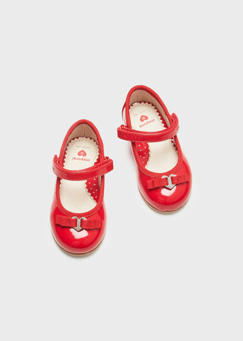 Red Patent Ballerina Shoes (mayoral) - CottonKids.ie - Shoes - Baby (18-24 mth) - EU 19/UK 3 - EU 20/UK 3.5