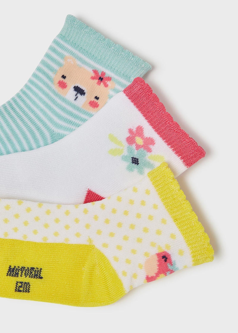 Set 3 socks baby girl (mayoral) - CottonKids.ie - socks - 18 month - 2 year - 6 month