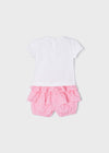 Set With Guingham Shorts Baby Girl (mayoral) - CottonKids.ie - Outfit Sets - 12 month - 18 month - 2 year