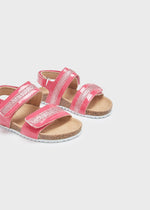 Shiny Velcro Sandals Baby Girl (mayoral) - CottonKids.ie - shoes - Baby (18-24 mth) - EU 19/UK 3 - EU 20/UK 3.5