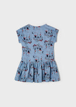 Short Sleeve Patterned Dress Girl (mayoral) - CottonKids.ie - dress - 2 year - 3 year - 4 year