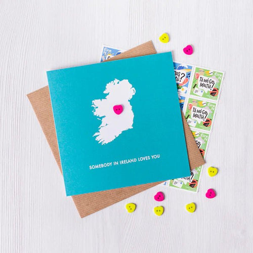 Somebody in Ireland Card - CottonKids.ie - Card - Greeting Cards - Little Paper Mill -