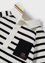 Stripes long sleeve polo shirt for boy (mayoral) - CottonKids.ie - Top - 2 year - 3 year - 5 year