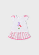 Stripes skirt set newborn girl (mayoral) - CottonKids.ie - Set - 1-2 month - 12 month - 18 month